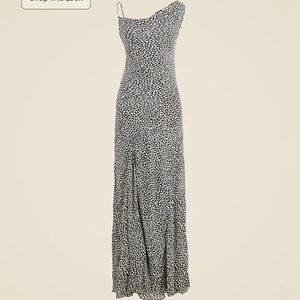 J. Crew Monochrome Patterned Maxi Dress